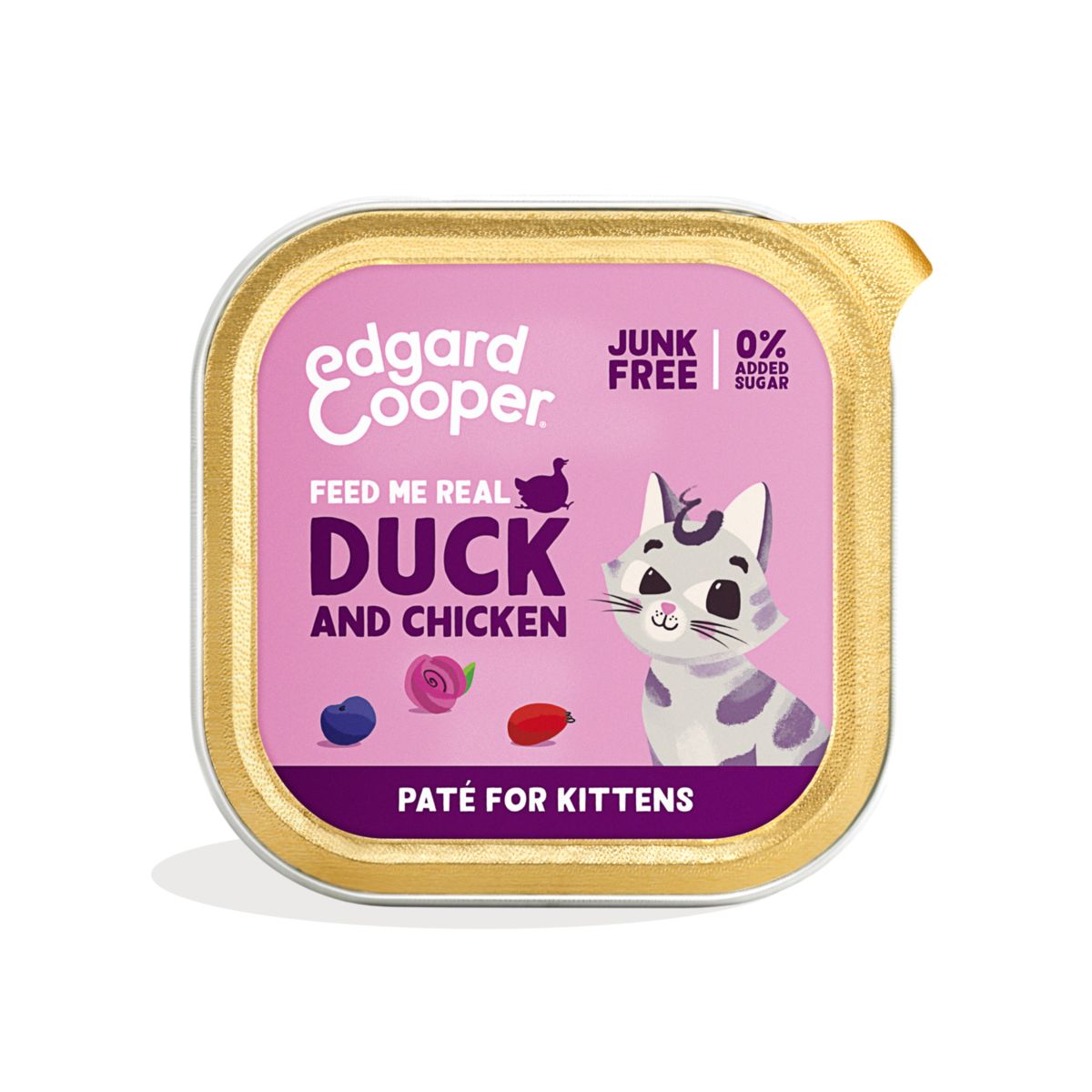 Edgard & Cooper Duck and Chicken Kitten Paté 85 g