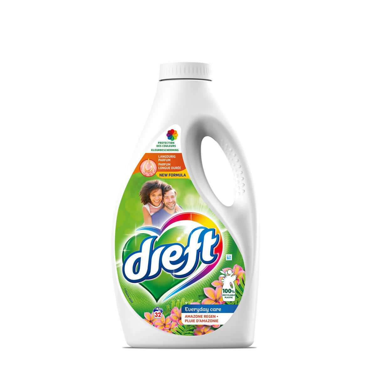 Dreft Pluie d'Amazonie 1.6 L 32 Lavages