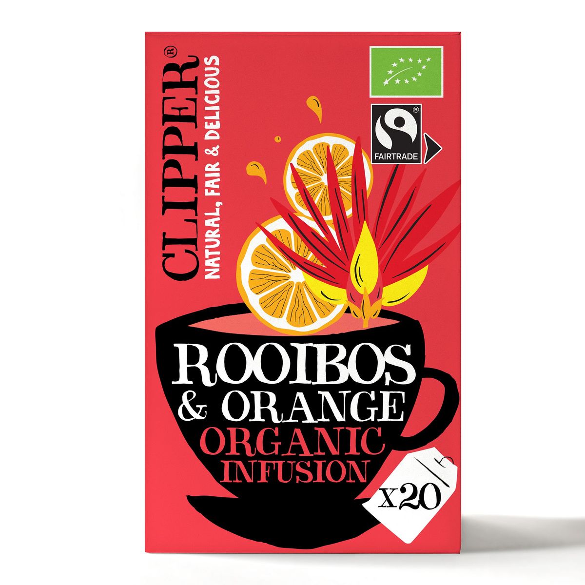 Clipper Rooibos & Orange Organic Infusion 20 Sachets 40 g