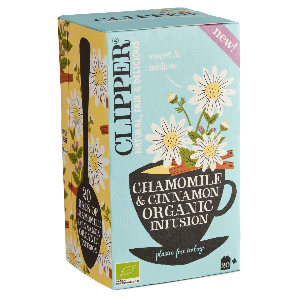 Clipper Chamomile Cinnamon Organic Infusion 20 pièces 35 g