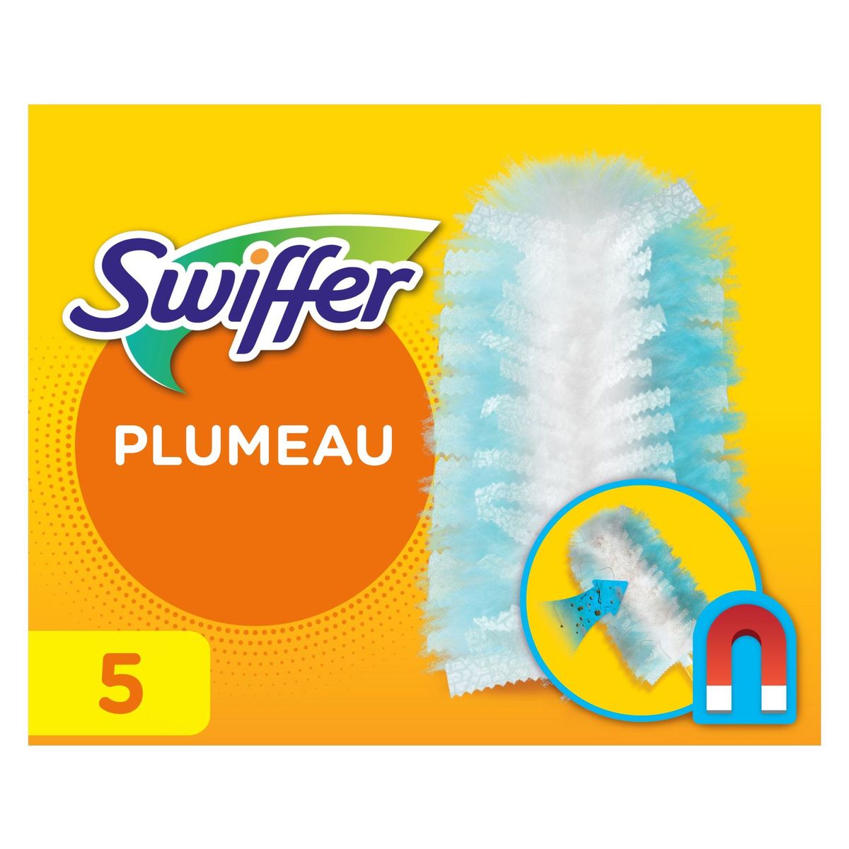 Swiffer Attrape & Retient Recharges Dépoussiérantes X 5