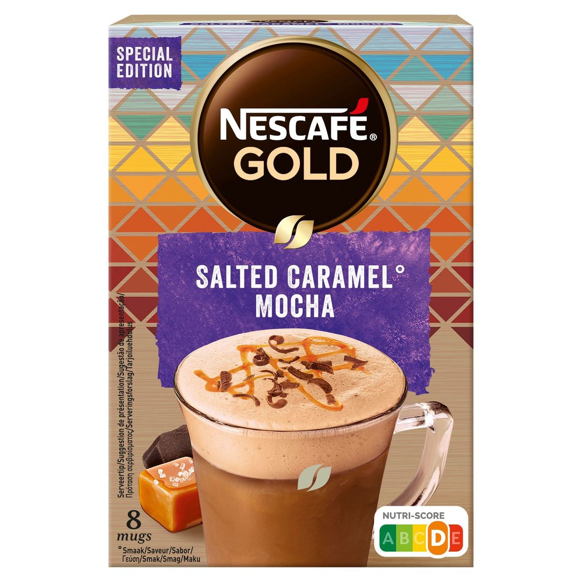 NESCAFE GOLD MOCHA Salted Caramel 8Sac 6 x 152 g