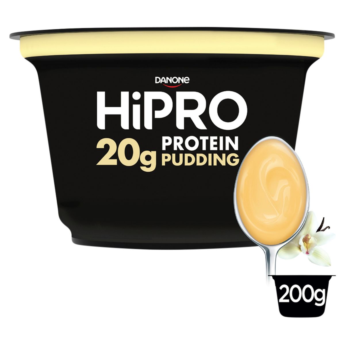 DANONE HIPRO 20g Proteines Pudding Saveur Vanille  0% m.g. 200 g