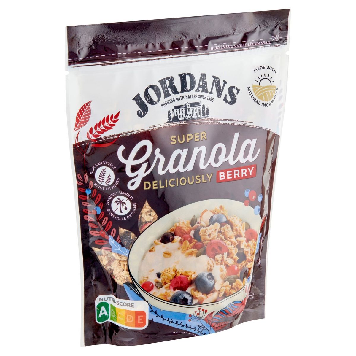 Jordans Super Granola Deliciously Berry 400 g Carrefour Site