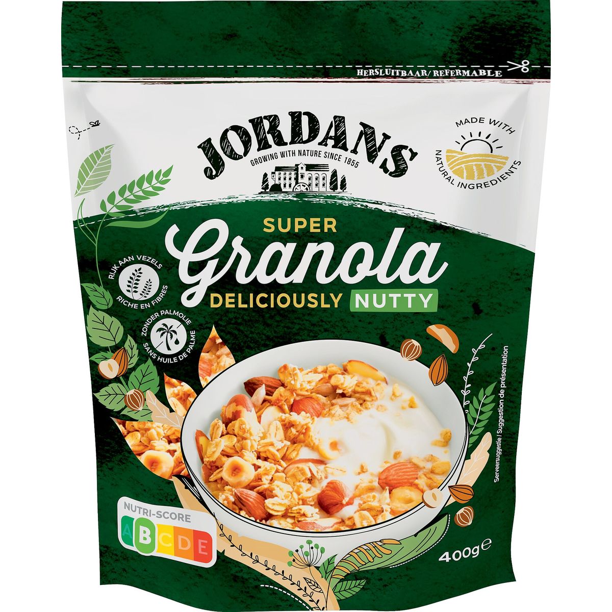 Jordans Super Granola Deliciously Nutty 400 g Carrefour Site