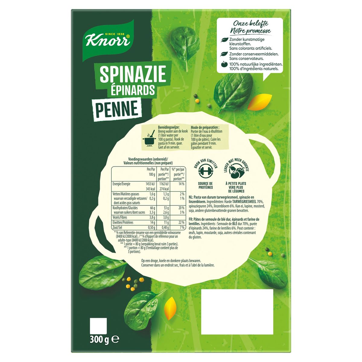 Knorr (Pasta) Penne Spinazie 300 g