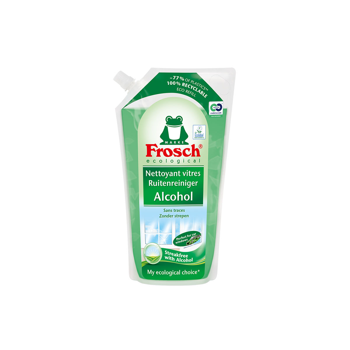 Frosch Ecological Nettoyant Vitres Alcohol 1000 ml