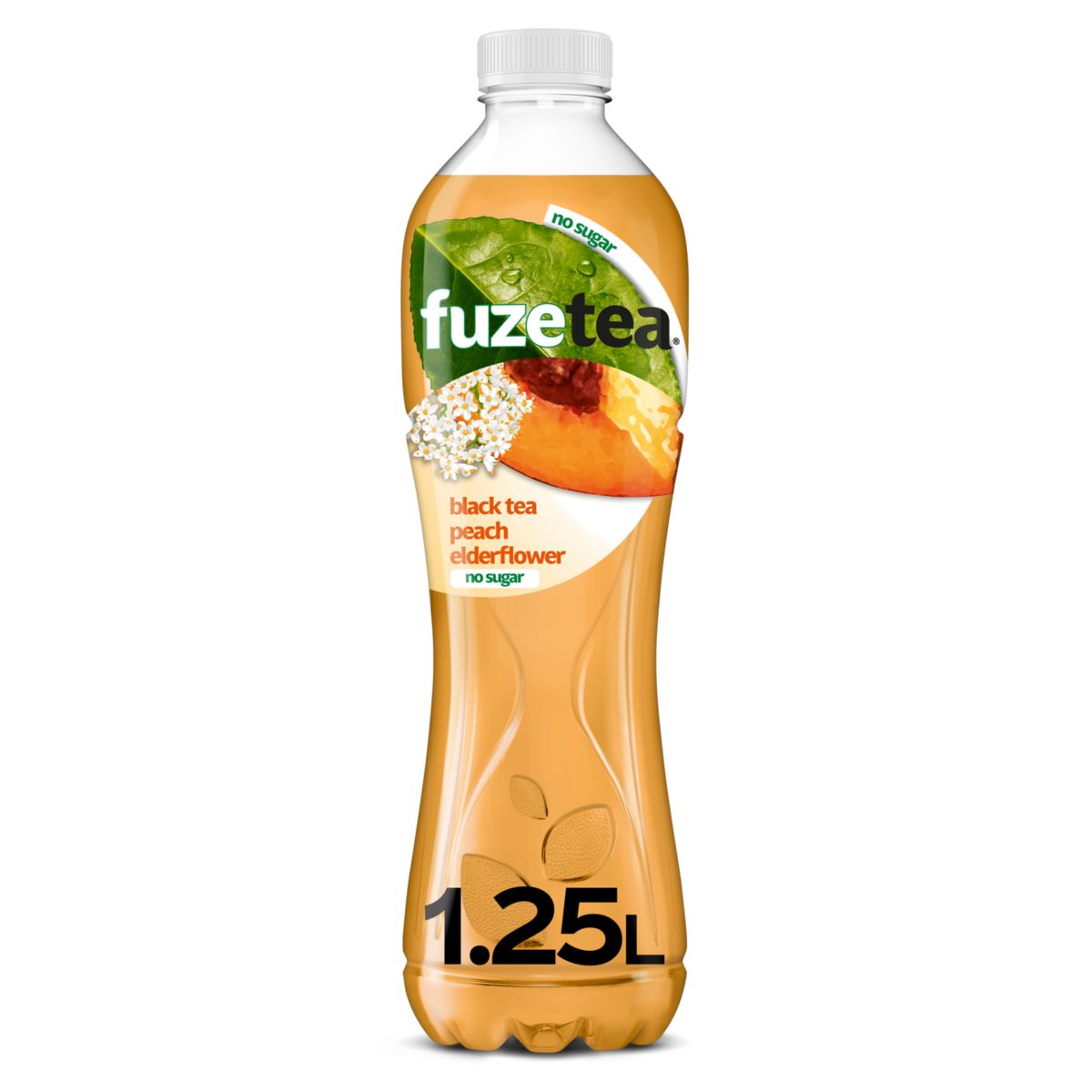 Fuze Tea Black Tea Peach Elderflower No Sugar Pet 1.25L 1x | Carrefour Site