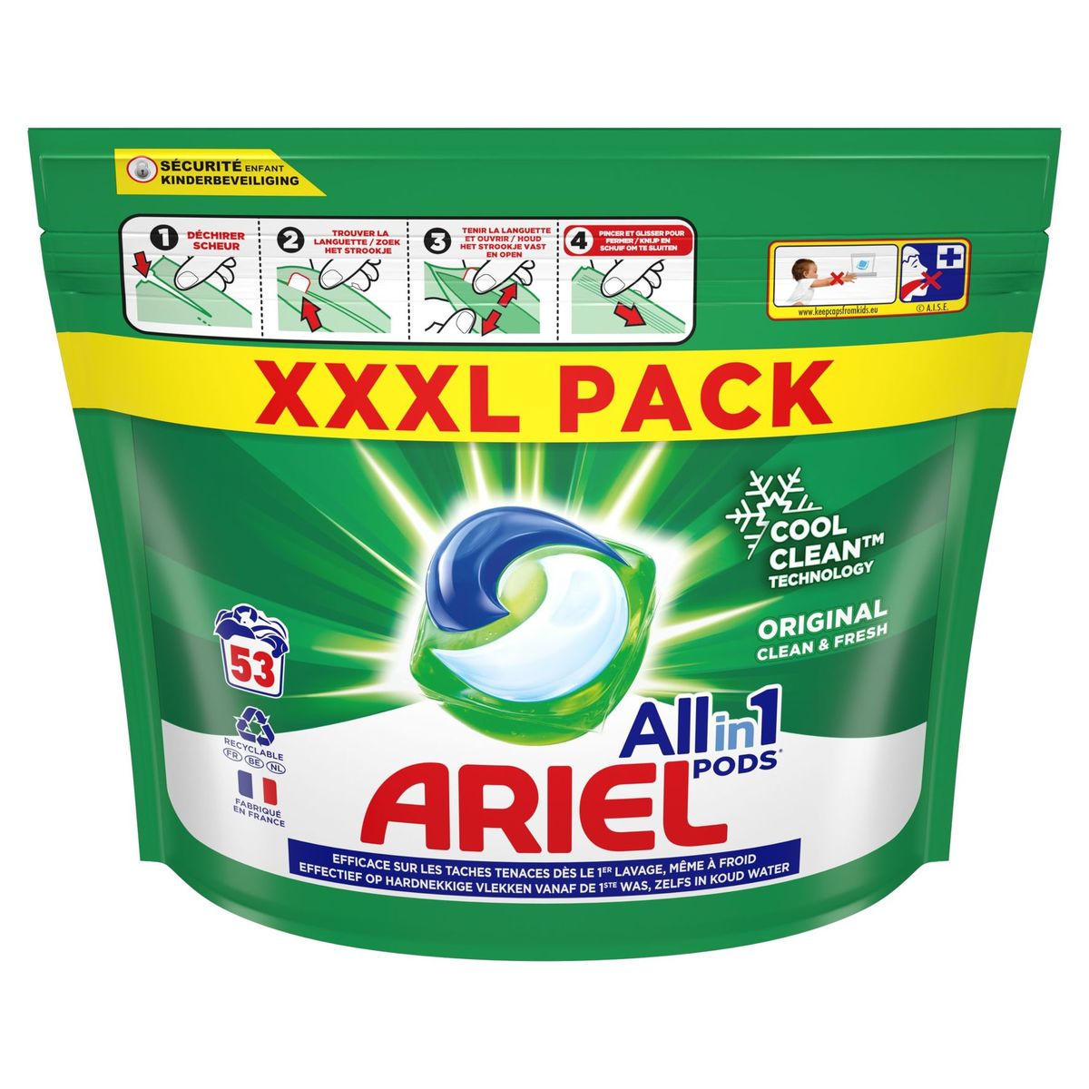 Ariel All-in-1 Pods, Lessive En Capsules 53