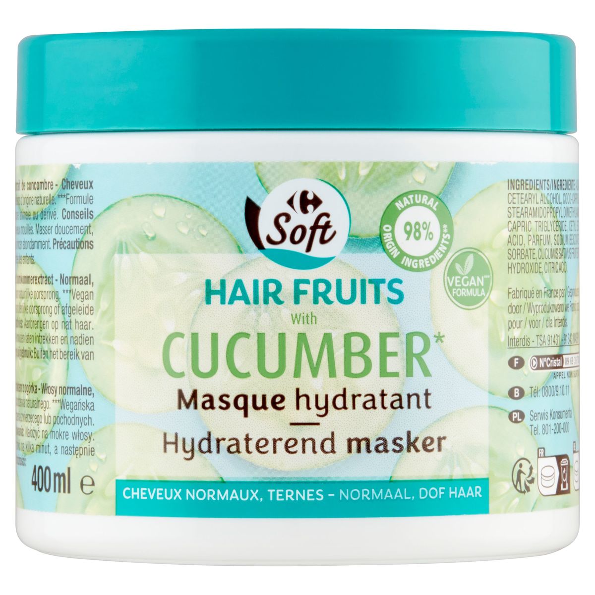 Carrefour Soft Masque Hydratant 400 ml