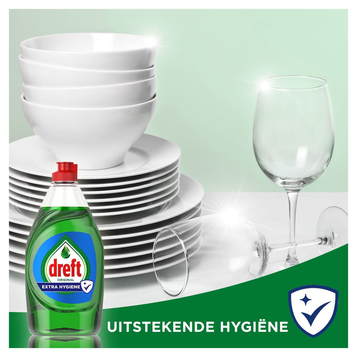 Dreft Extra Hygiene liquide vaisselle 430ml lime