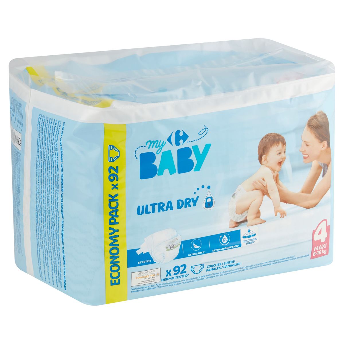 Couches taille 4 maxi : 7-18 kg CARREFOUR BABY