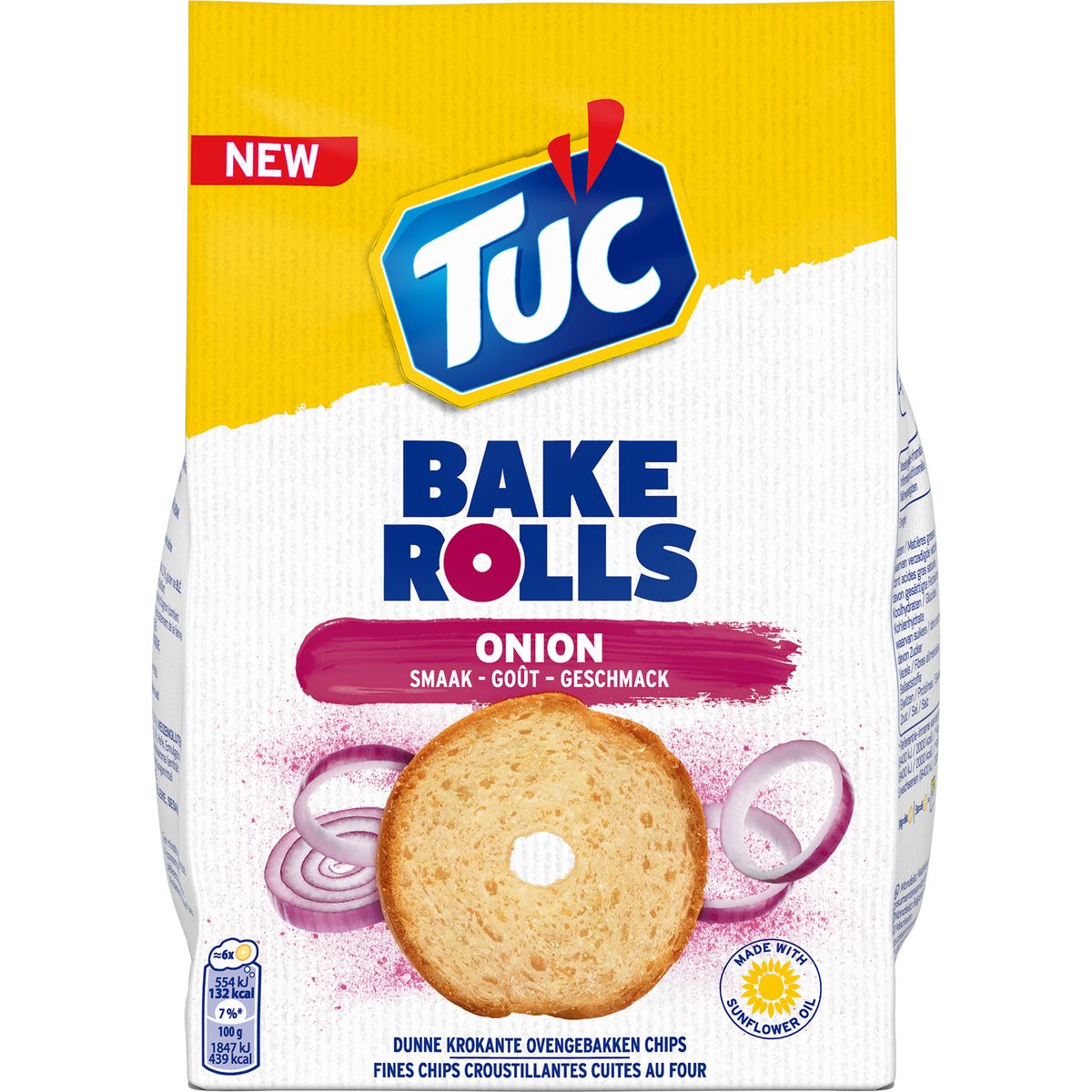 Tuc Bake Rolls Onion Goût 150 g