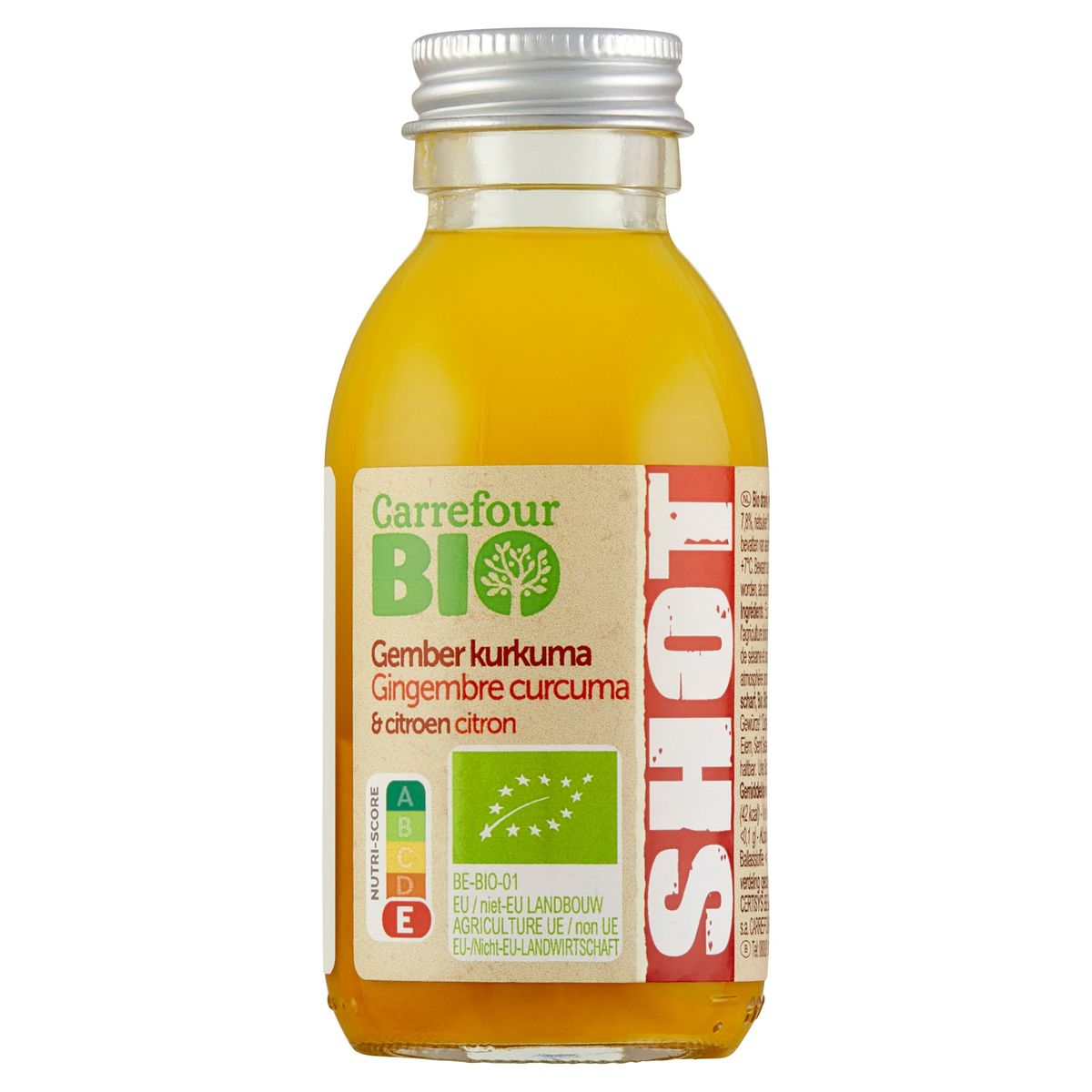 Carrefour Bio Gingembre Curcuma & Citron Shot 100 ml