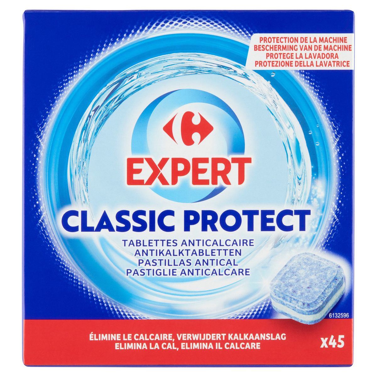 Carrefour Extra Classic Protect Tablettes Anticalcaire 45 x 12 g