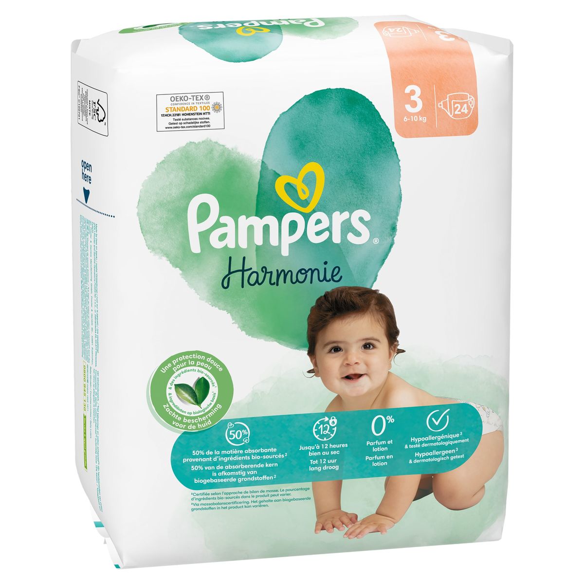 PAMPERS Harmonie langes taille 4 20pc