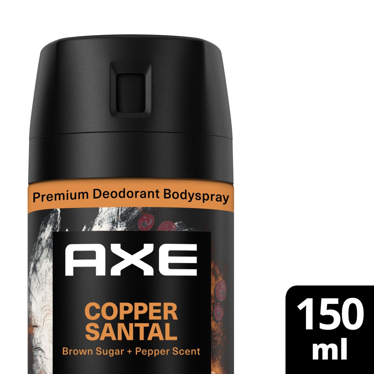 Axe Déodorant Fine Fragrance Spray Copper Santal 150 ml