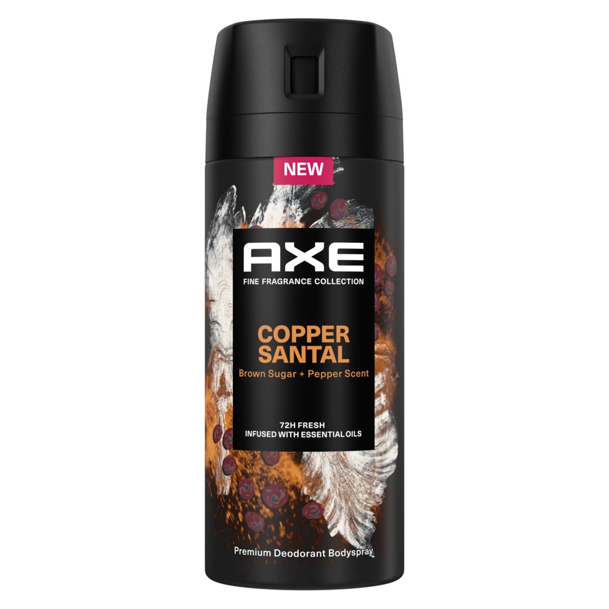 Axe Déodorant Fine Fragrance Spray Copper Santal 150 ml