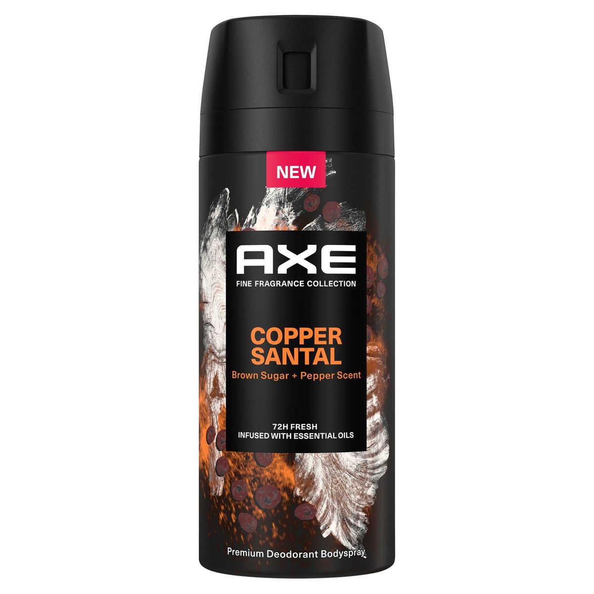 Axe Déodorant Fine Fragrance Spray Copper Santal 150 ml