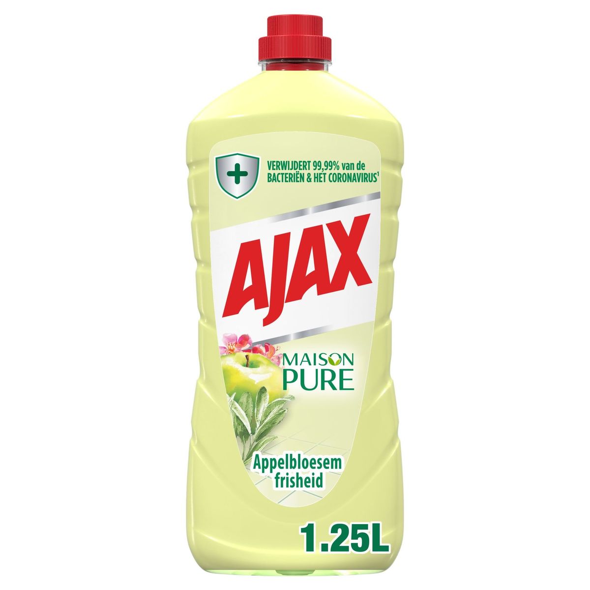 Desinfecterend schoonmaakmiddel Ajax Pure Home Appelbloesem 1.25L