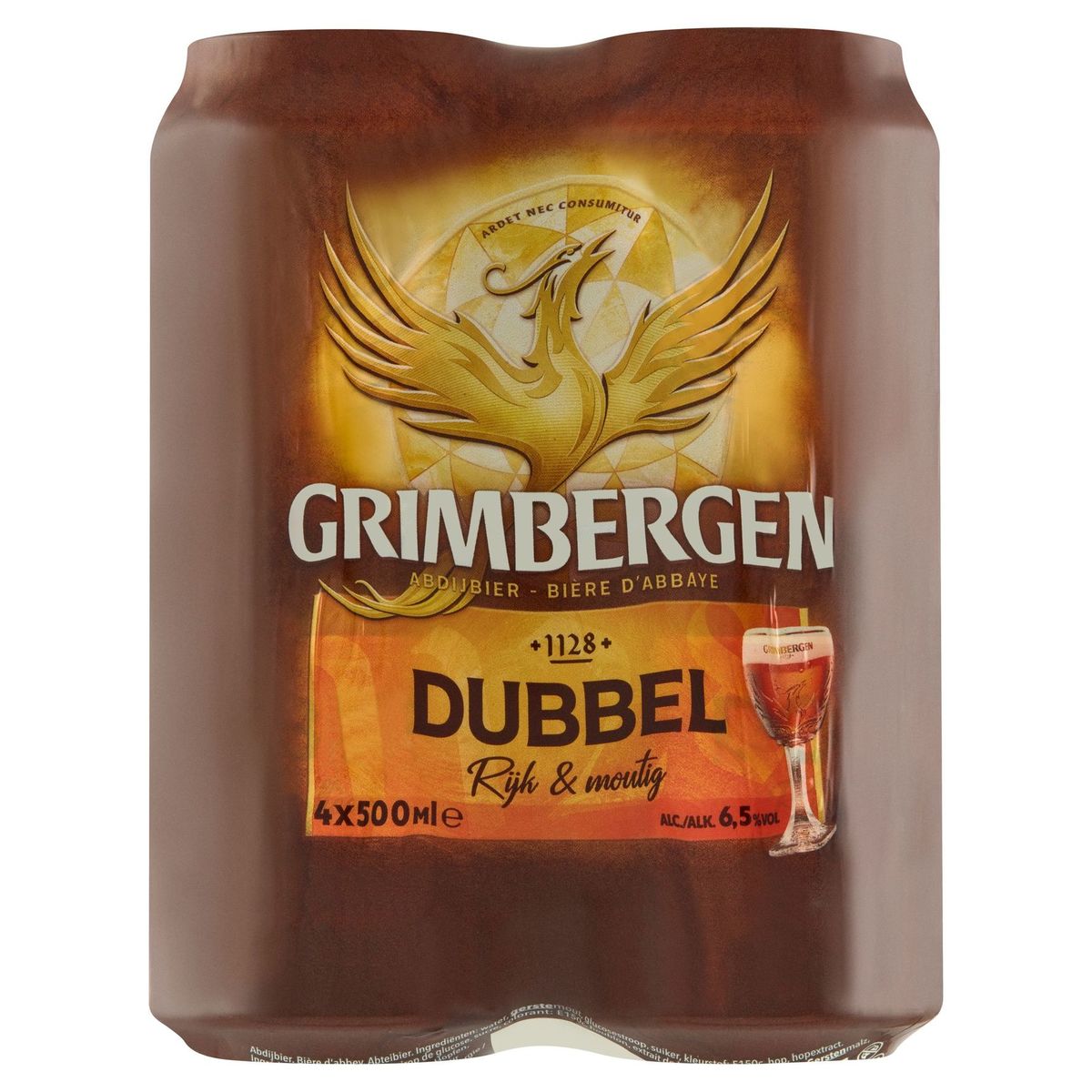 Grimbergen Abdijbier Dubbel Blikken 4 x 500 ml