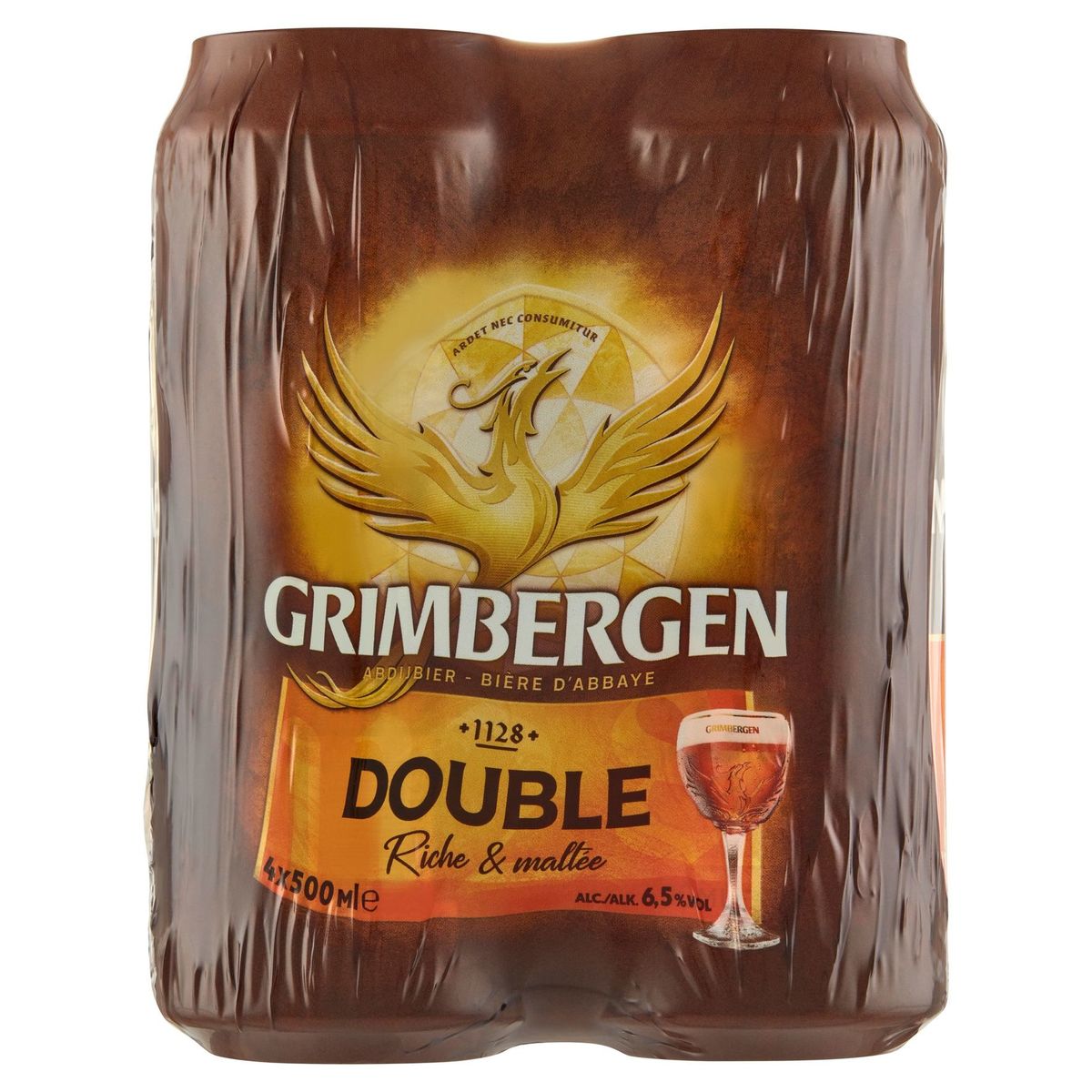 Grimbergen Abdijbier Dubbel Blikken 4 x 500 ml