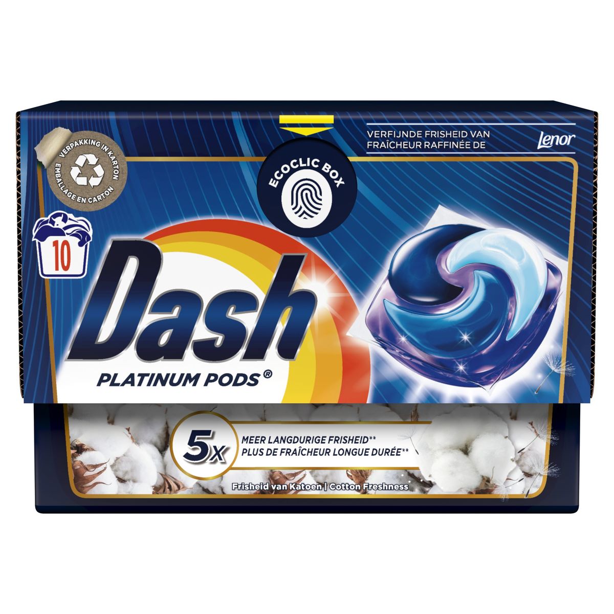 Dash Platinum PODS Lessive En Capsules 10 Lavages
