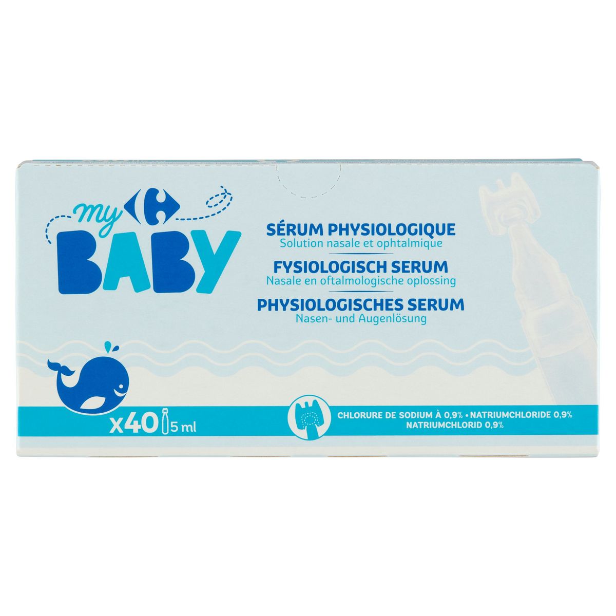 Carrefour Baby Sérum Physiologique 40 x 5 ml