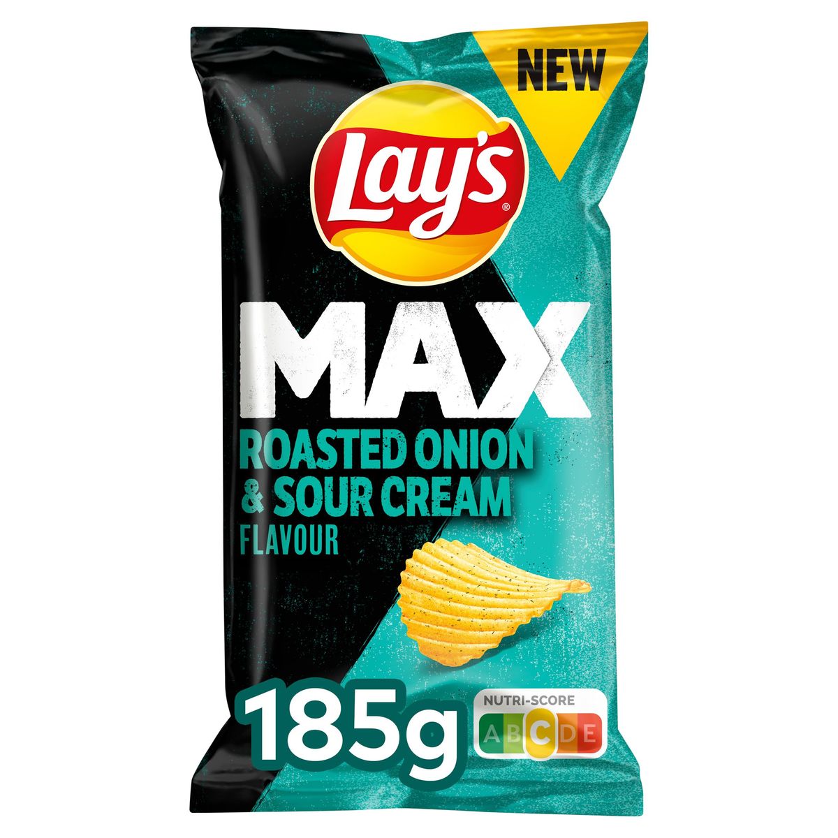 Lay's Max Chips Onion & Cream Cheese 185 gr