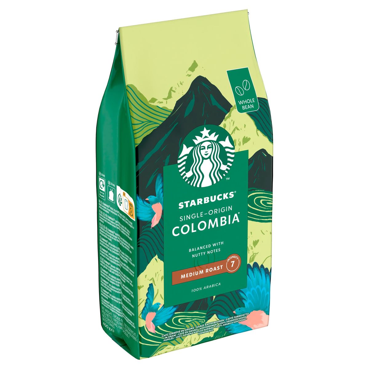 Starbucks S.O. Colombia Café grains Torréfaction Ambrée 4x450g