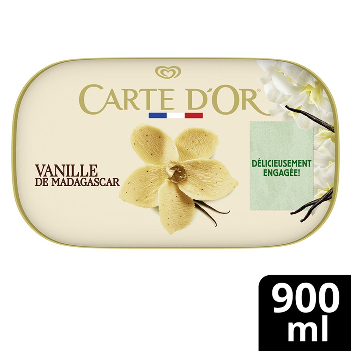Carte D'Or Ola Crème glacée Vanille de Madagascar 900 ml