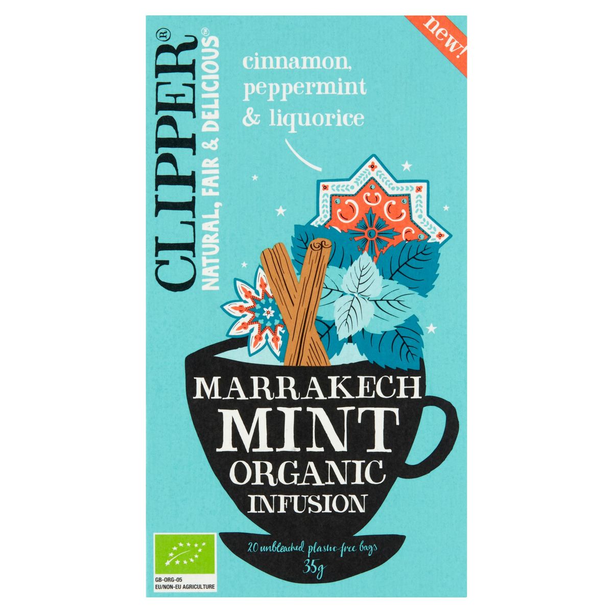 Clipper Marrakech Mint Organic Infusion 20 Zakjes 35 g