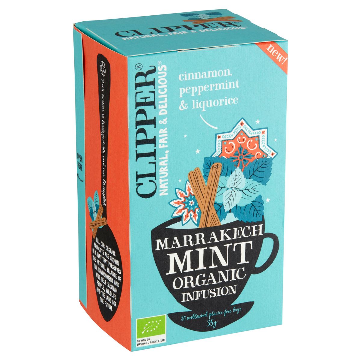 Clipper Marrakech Mint Organic Infusion 20 Zakjes 35 g