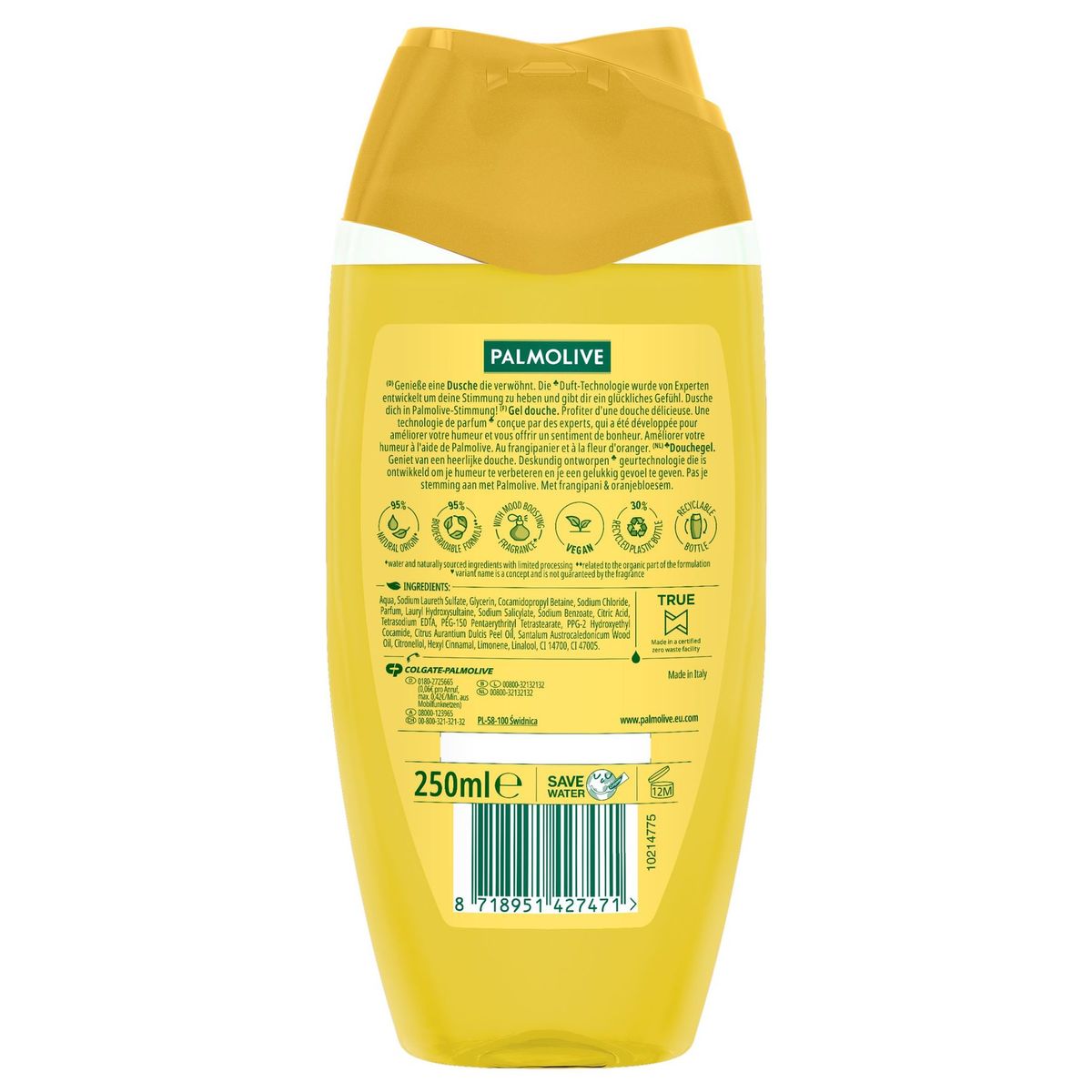 Palmolive Aroma Essence Forever Happy, Gel douche, 250 ml