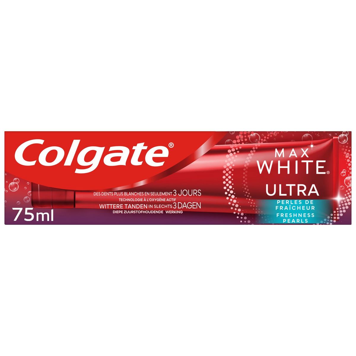 Colgate Dentifrice blancheur Max White Ultra Perles de fraîcheur 75ml