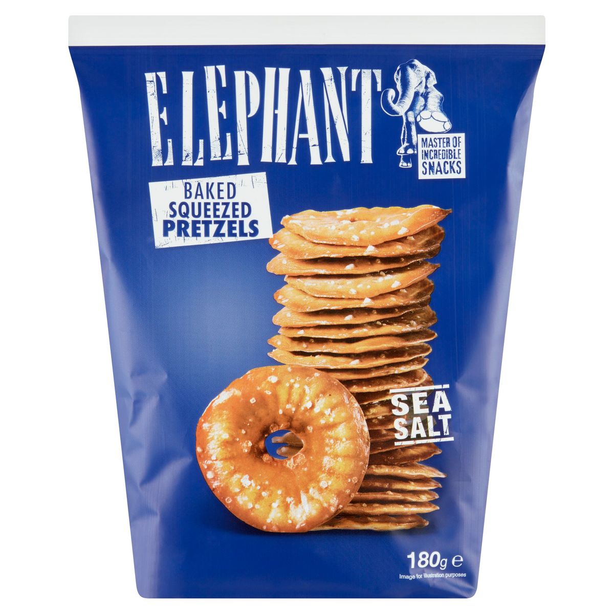 Elephant Baked Squeezed Pretzels Sea Salt 180 g