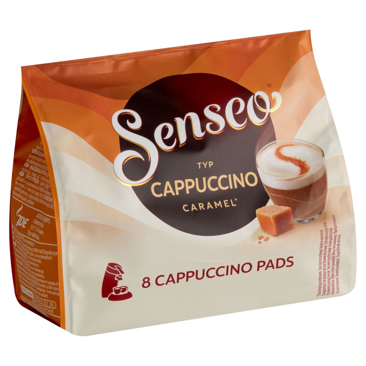 Senseo 8 Cappucino Pads Caramel 8 x 92 g