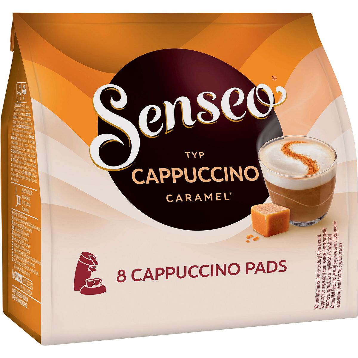 Senseo 8 Cappucino Pads Caramel 8 x 92 g