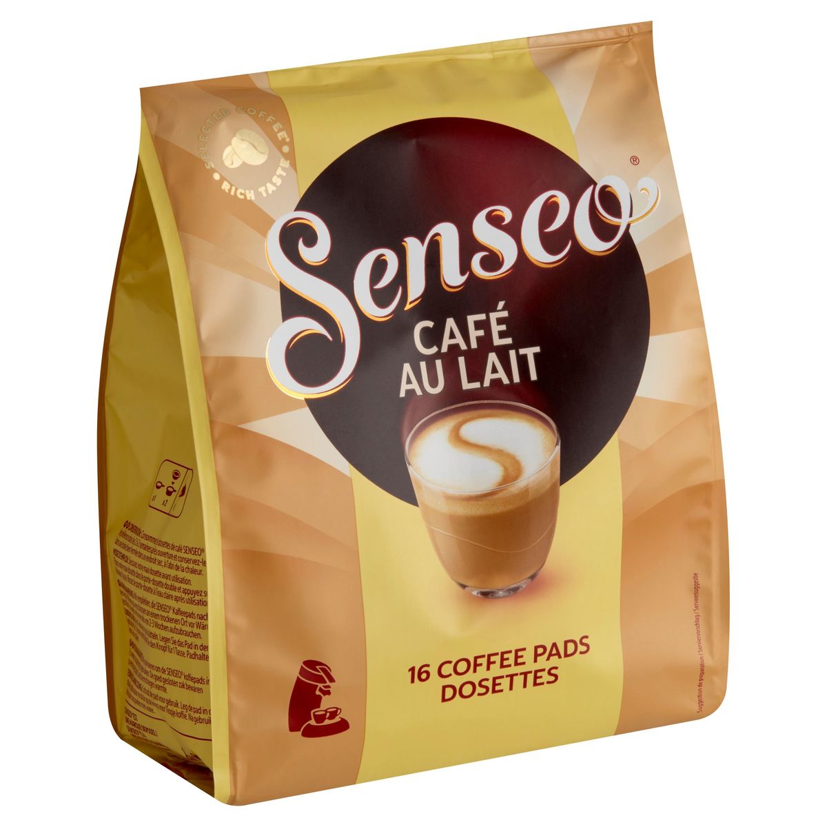 Senseo Café au Lait 16 Dosettes 168 g
