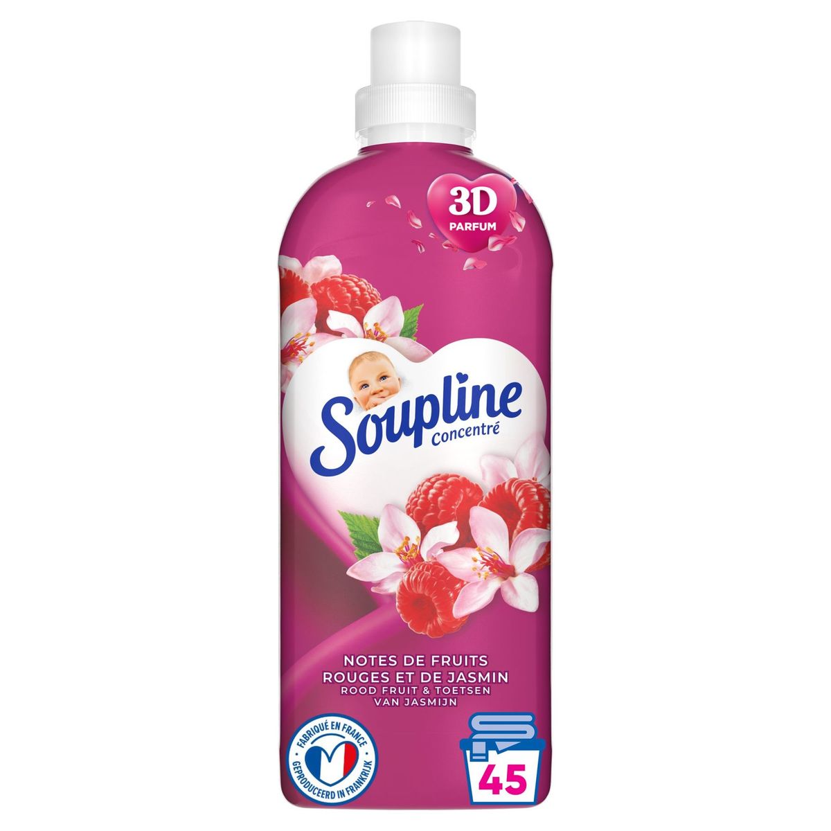 Soupline Soupline adoucissant fraicheur coco paradise pink fraicheur  magnolia ou sensitive blue - En promotion chez Intermarche