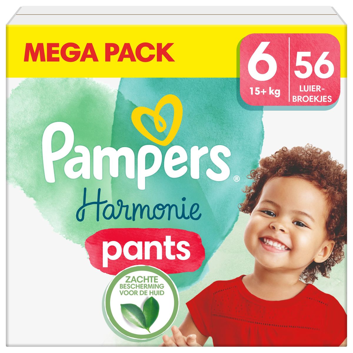 PAMPERS HARMONIE PANTS Taille 6 (+ de 15kg) - 18 Couches Culottes