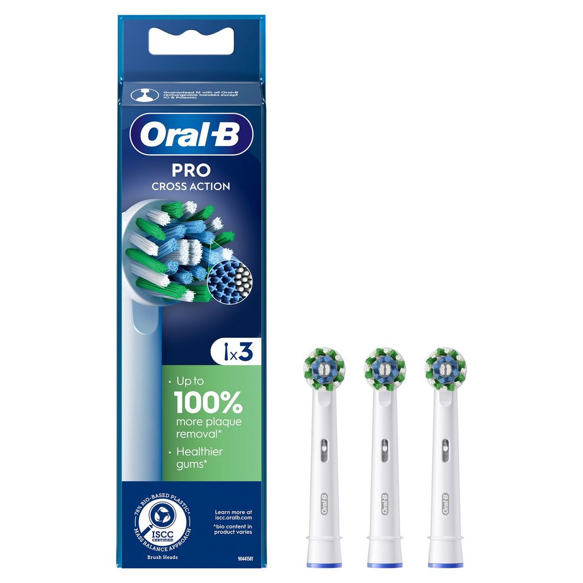 Oral-B Pro Cross Action Brossettes Pour Brosse À Dents, 3 Unités