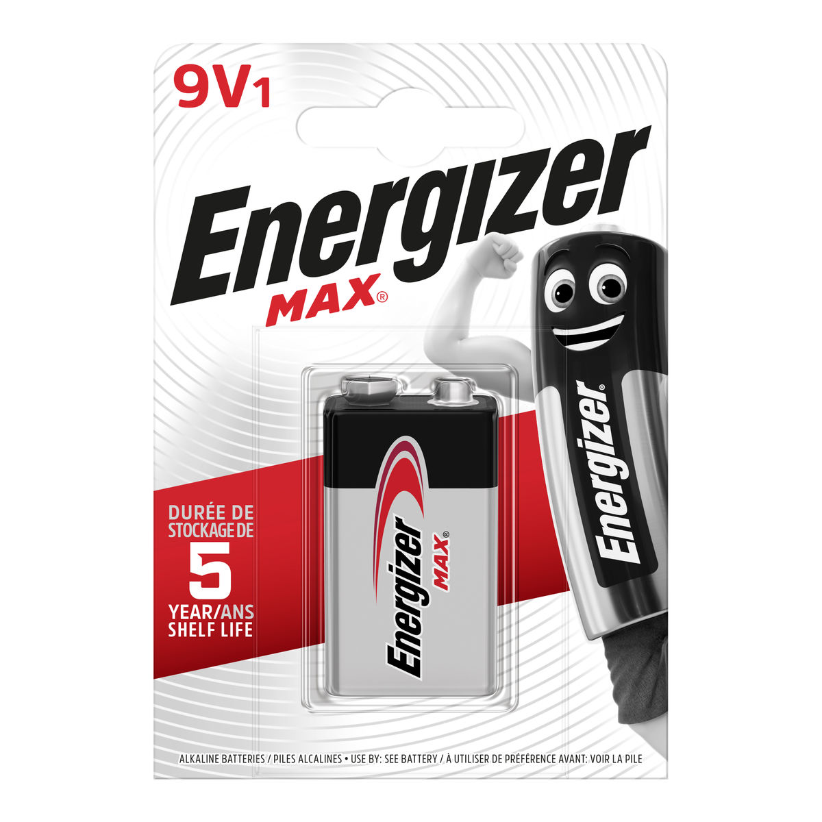 Energizer Max 1 Pile Alcaline 9V