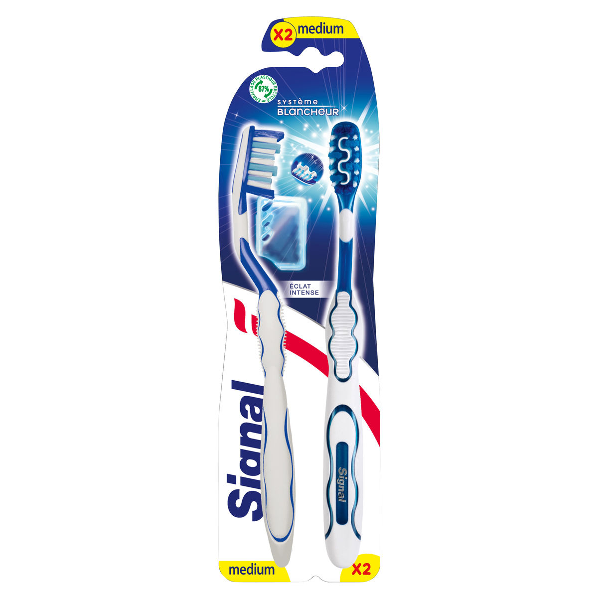 Signal Brosse à dents Système blancheur 2 pack 1 x medium