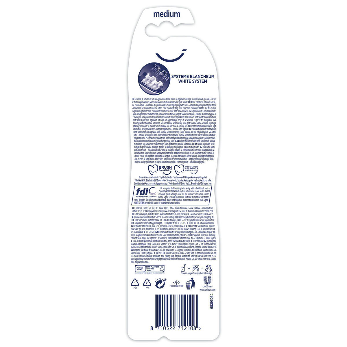 Signal Brosse à dents Système blancheur 2 pack 1 x medium
