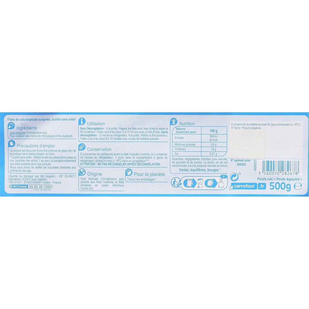 Carrefour Extra Sole Tropicale 500 g