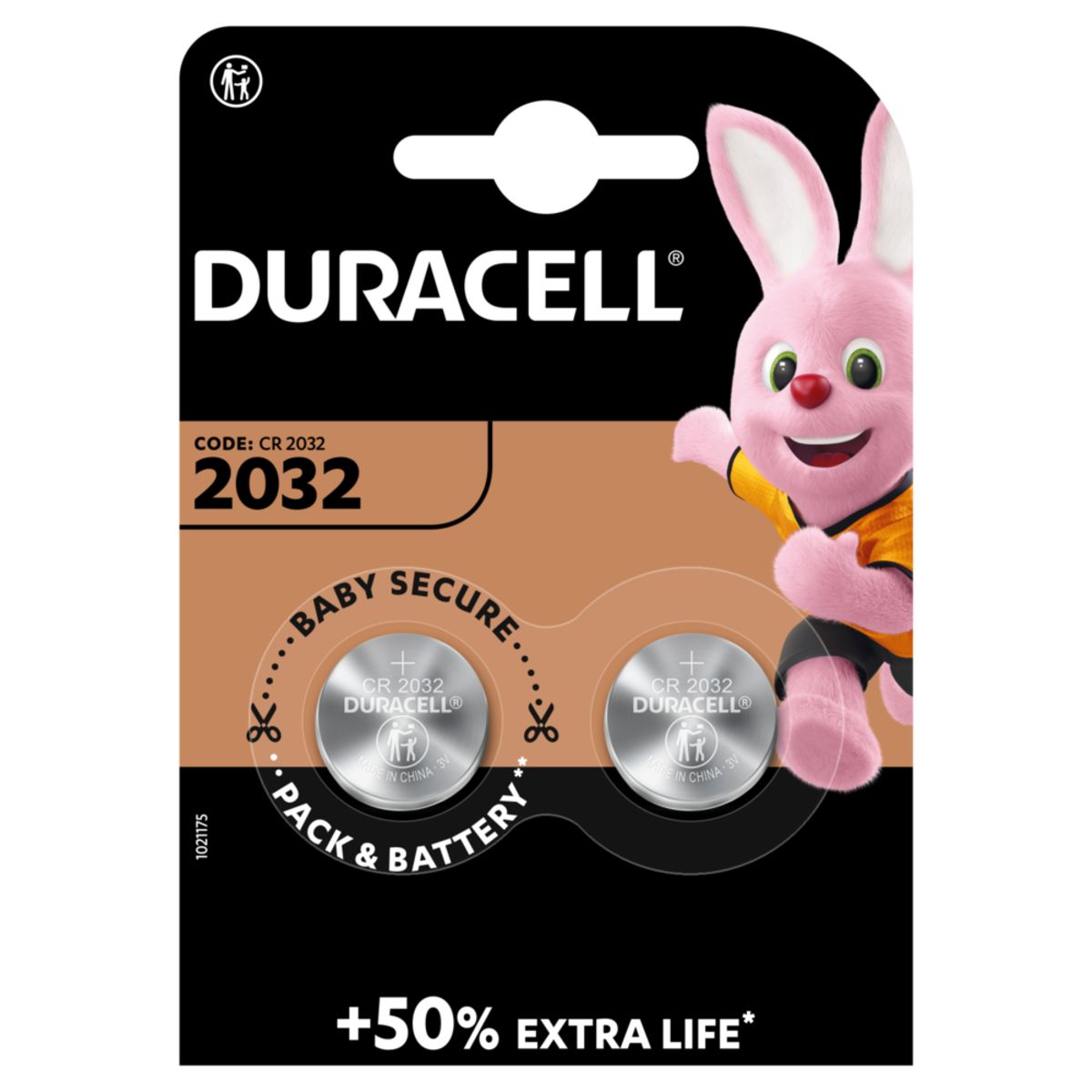 Duracell CR2032 Lithium 2 Knoopbatterijen 3V