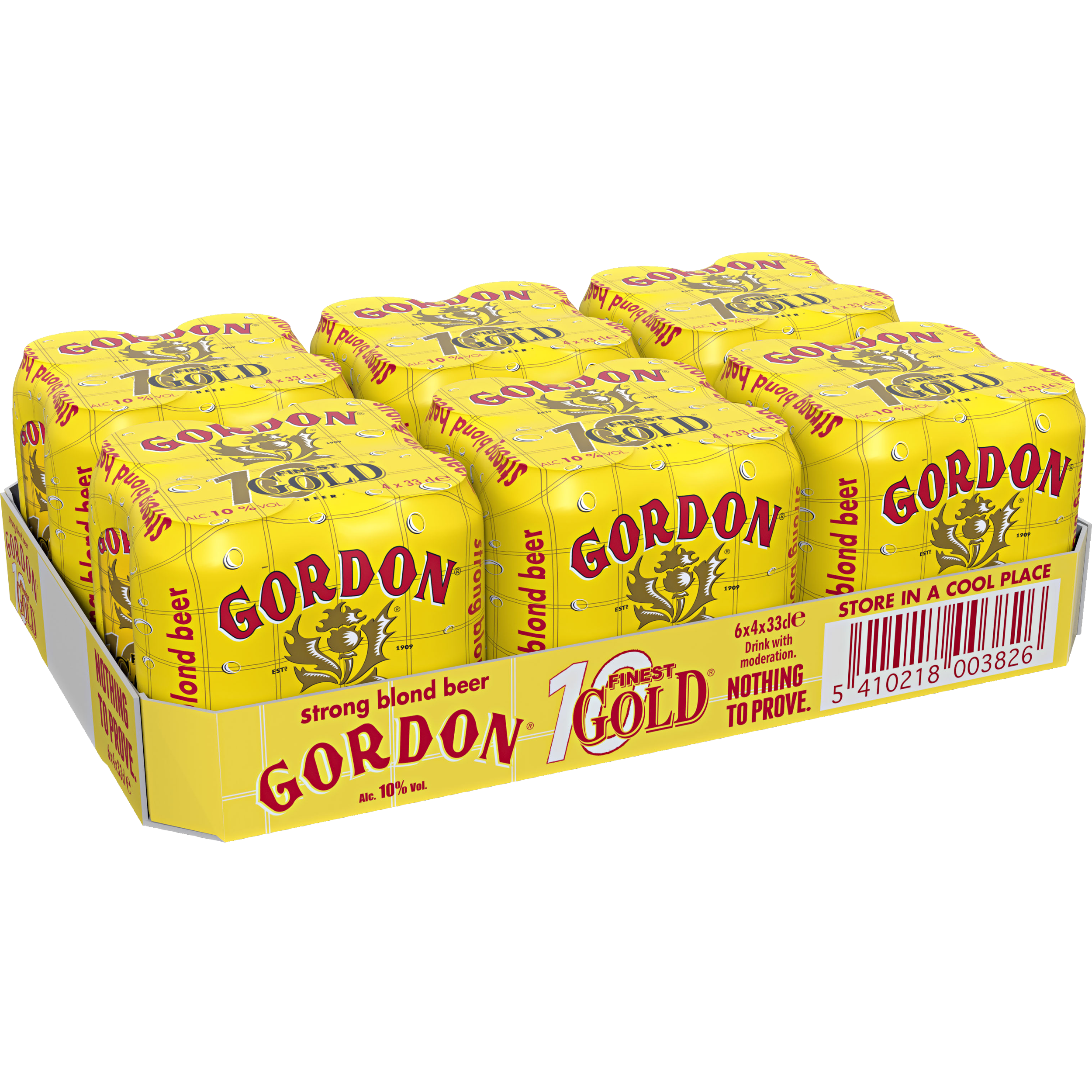 Gordon Finest Gold Cans 6x4x33cl