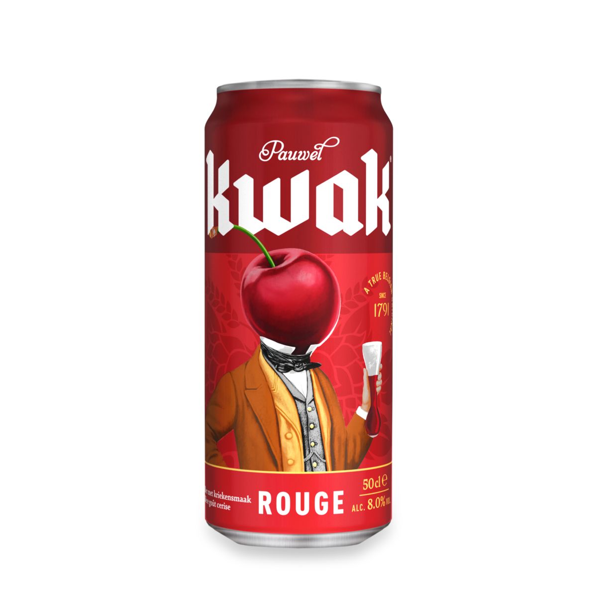 Pauwel Kwak Rouge Bière Goût Cerise Canette 50 cl