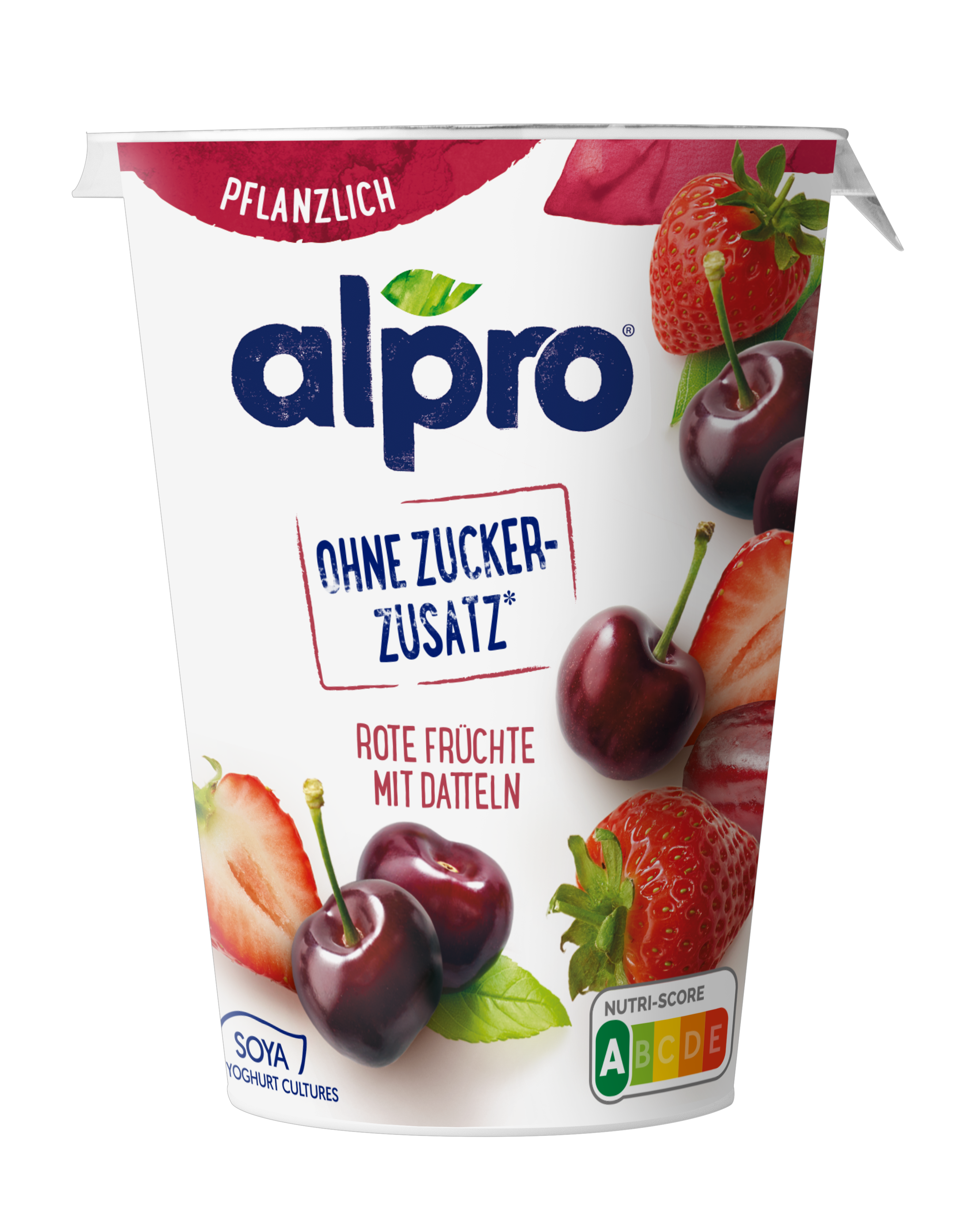 Alpro Sojaproduct Dadel-Kers-Aardbei 400 g